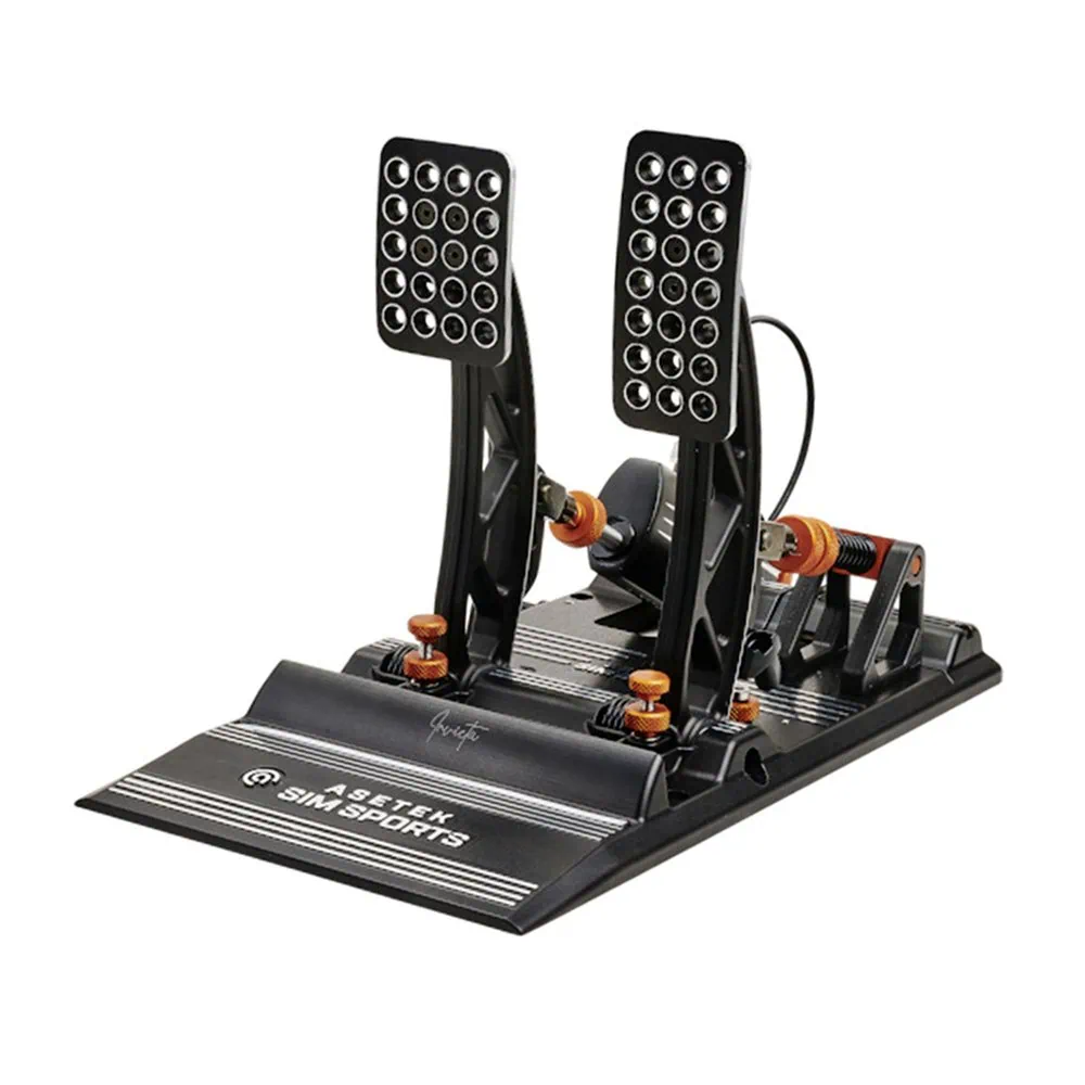 Asetek Invicta Brake Throttle hydraulic sim racing pedals