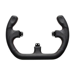 Asetek Racing® Open D Black Leather Rim